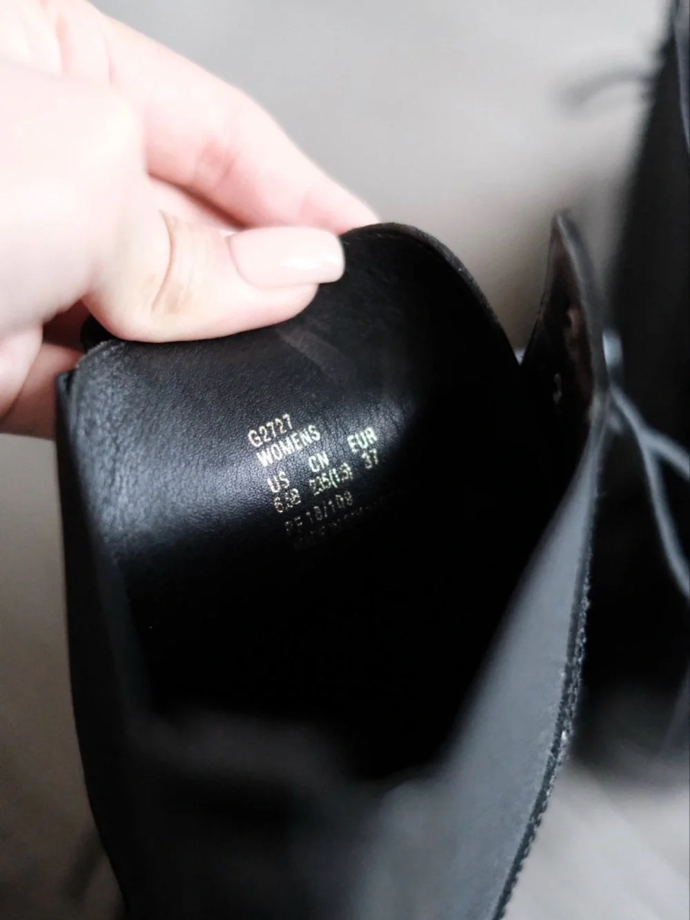 Coach Black Leather Lace-Up Ankle Boots
